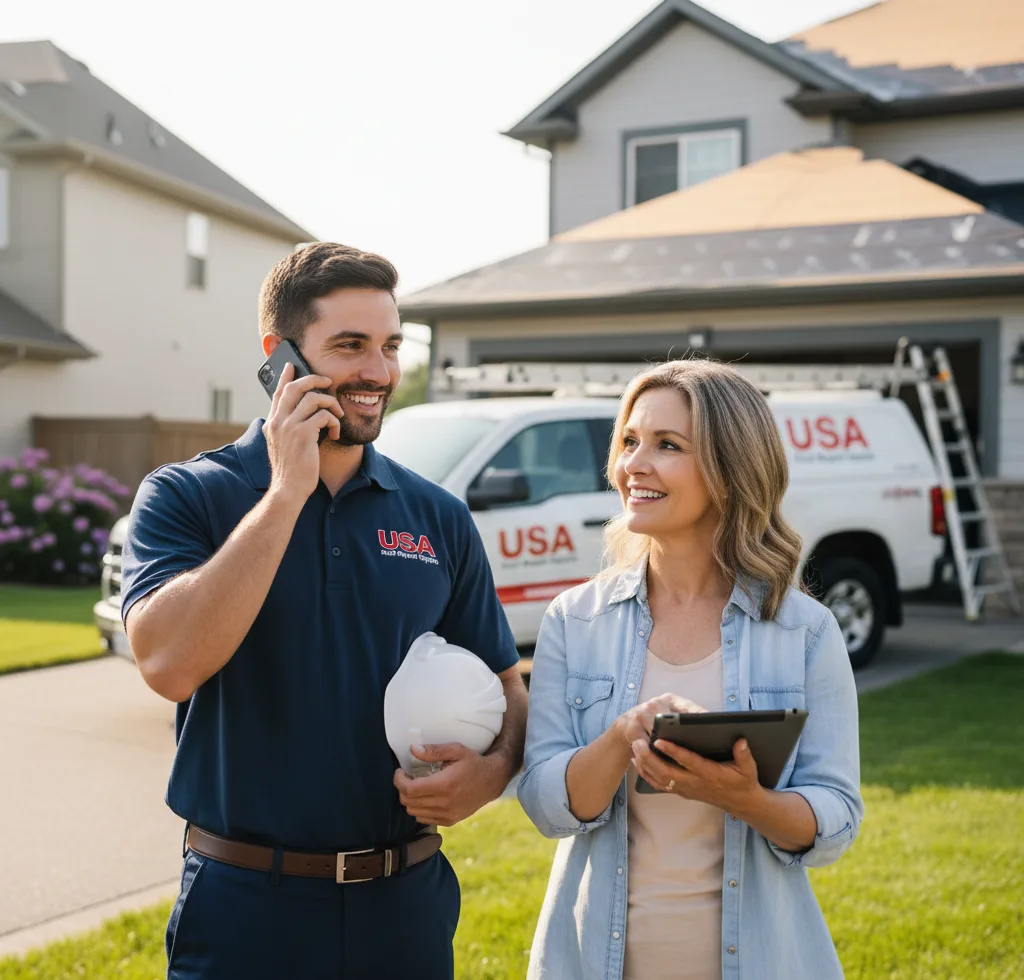 USA Roof Repair Experts customer support in Monette